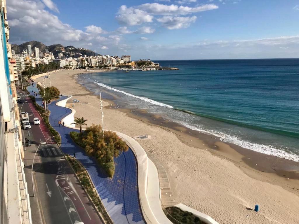 Los Fernandos, 1St Line Beachfront Poniente, 2 Bedroom Apartment Ocean Terrace Benidorm Ngoại thất bức ảnh