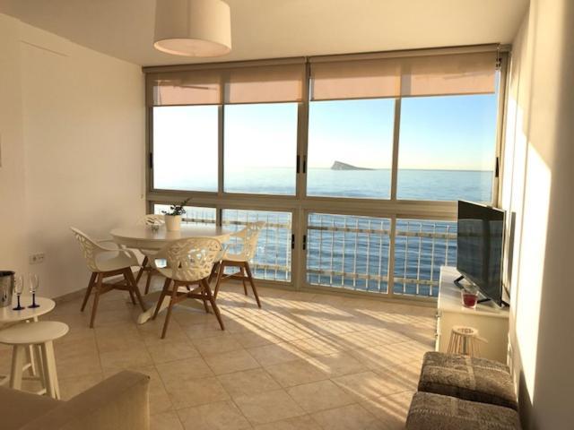 Los Fernandos, 1St Line Beachfront Poniente, 2 Bedroom Apartment Ocean Terrace Benidorm Ngoại thất bức ảnh